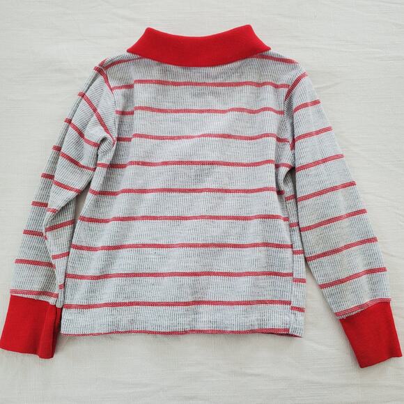 Vintage Gray/Red Striped Long Sleeve 2t - Picture 5 of 5